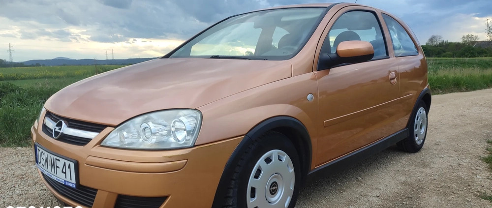 Opel Corsa cena 6400 przebieg: 207808, rok produkcji 2005 z Strzegom małe 781